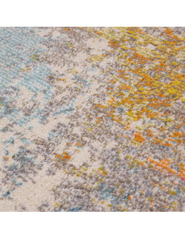 Elevate your space with the Colores Cloud Sunset CO10, a modern colourful area rug featuring a vibrant abstract design and dura