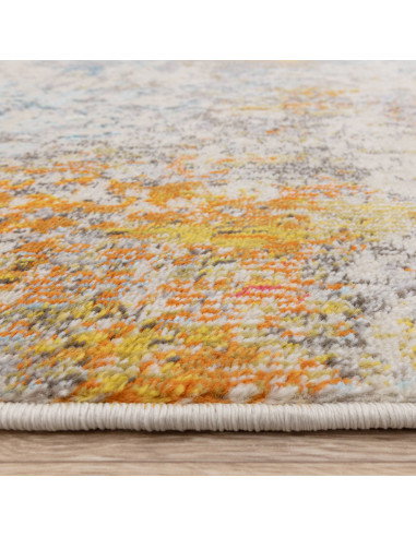 Elevate your space with the Colores Cloud Sunset CO10, a modern colourful area rug featuring a vibrant abstract design and dura