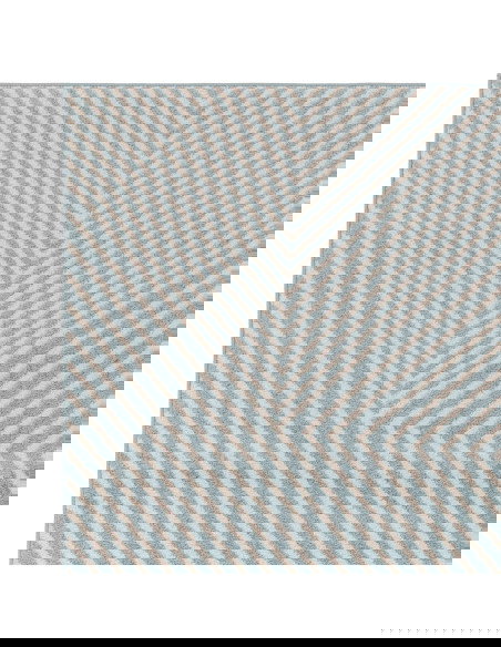 Tappeto Muse Blue Cross MU19: design geometrico e colori delicati per un salotto moderno e raffinato. Perfetto tra i tappeti mo