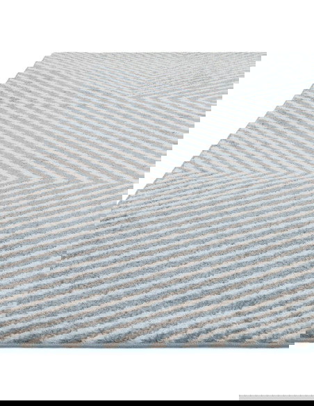 Tappeto Muse Blue Cross MU19: design geometrico e colori delicati per un salotto moderno e raffinato. Perfetto tra i tappeti mo