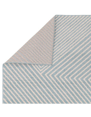 Tappeto Muse Blue Cross MU19: design geometrico e colori delicati per un salotto moderno e raffinato. Perfetto tra i tappeti mo