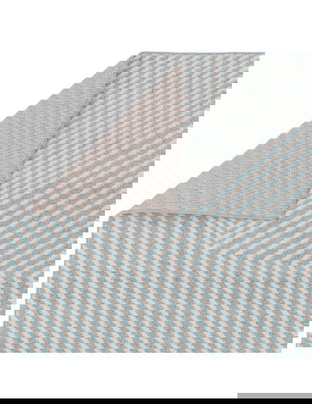 Tappeto Muse Blue Cross MU19: design geometrico e colori delicati per un salotto moderno e raffinato. Perfetto tra i tappeti mo