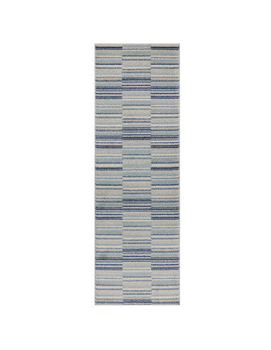 Elevate your space with the Muse Blue Stripe MU05, a modern designer rug featuring vibrant blue stripes for a stylish, contempo