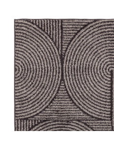 Tappeto moderno salotto Muse Charcoal Swirl MU01: design geometrico, colori sofisticati e resistenza in polipropilene per un am 2