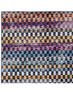 Tappeto Muse Check Bright MU30: design moderno e colorato, perfetto per soggiorni vivaci e contemporanei. Resistente e facile d 2