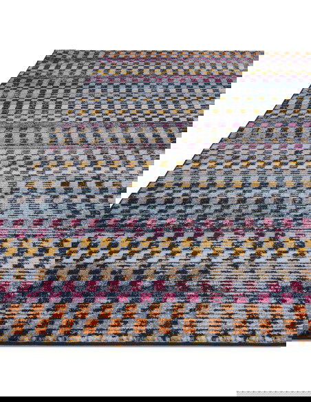 Tappeto Muse Check Bright MU30: design moderno e colorato, perfetto per soggiorni vivaci e contemporanei. Resistente e facile d