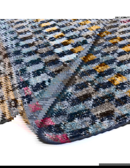 Tappeto Muse Check Bright MU30: design moderno e colorato, perfetto per soggiorni vivaci e contemporanei. Resistente e facile d