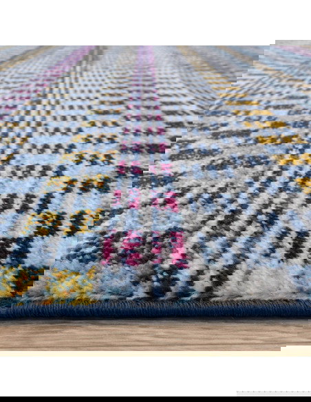 Tappeto Muse Check Bright MU30: design moderno e colorato, perfetto per soggiorni vivaci e contemporanei. Resistente e facile d