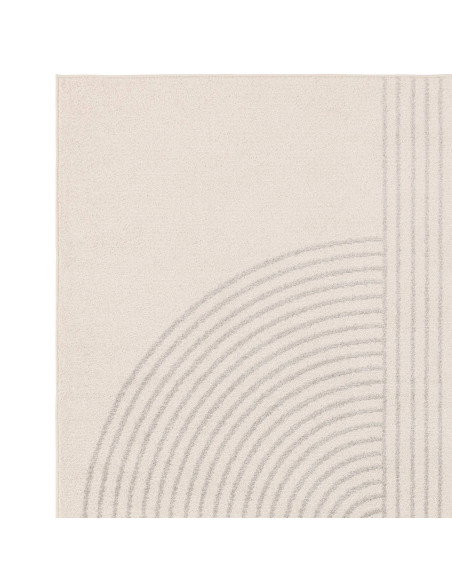 Elevate your space with the Muse Cream Arch MU16, a durable and stylish modern designer rug featuring a timeless geometric patt