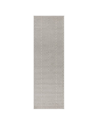 Elevate your space with the Muse Grey Linear MU09, a durable modern designer rug featuring a sleek geometric pattern and soft,