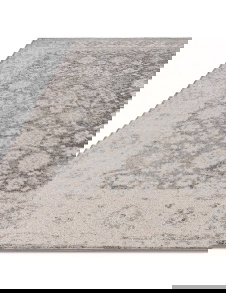 Tappeto Muse Heritage Grey MU27: design geometrico e colori neutri per tappeti moderni soggiorno eleganti, resistenti e facili