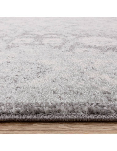 Tappeto Muse Heritage Grey MU27: design geometrico e colori neutri per tappeti moderni soggiorno eleganti, resistenti e facili