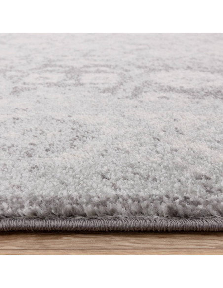 Elevate your space with the Muse Heritage Grey MU27, a modern designer rug blending subtle geometric patterns and durable, styl