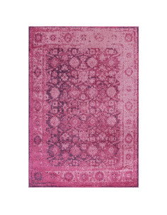 Tappeto Muse Heritage Pink MU28: design geometrico e colore vibrante per un soggiorno moderno e accogliente. Perfetto tra i tap