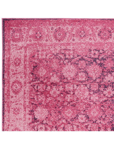 Tappeto Muse Heritage Pink MU28: design geometrico e colore vibrante per un soggiorno moderno e accogliente. Perfetto tra i tap
