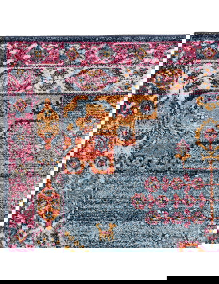 Tappeto Muse Medalion Bright MU29: design moderno e colori vivaci, perfetto per tappeti moderni soggiorno e salotti contemporan