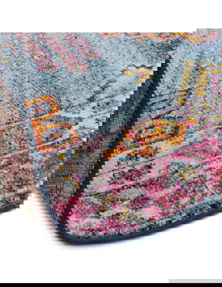 Tappeto Muse Medalion Bright MU29: design moderno e colori vivaci, perfetto per tappeti moderni soggiorno e salotti contemporan