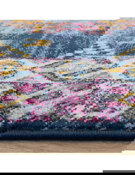 Tappeto Muse Medalion Bright MU29: design moderno e colori vivaci, perfetto per tappeti moderni soggiorno e salotti contemporan