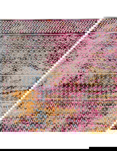 Tappeto Muse Tribal Bright MU26: design moderno e colorato, perfetto per soggiorni contemporanei. Resistente, facile da pulire