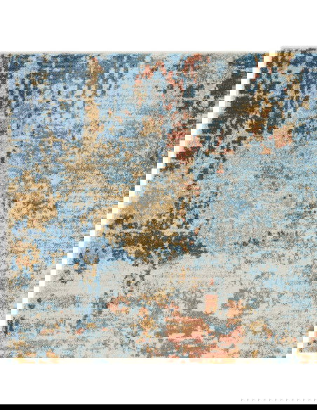 Tappeto moderno design Nova Illusion NV39: fantasia astratta, colori vibranti e facile manutenzione per un soggiorno elegante e