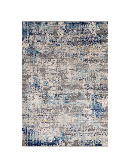 Elevate your space with the Nova Illusion NV40 modern area rug, featuring a durable, easy-to-clean abstract design perfect for