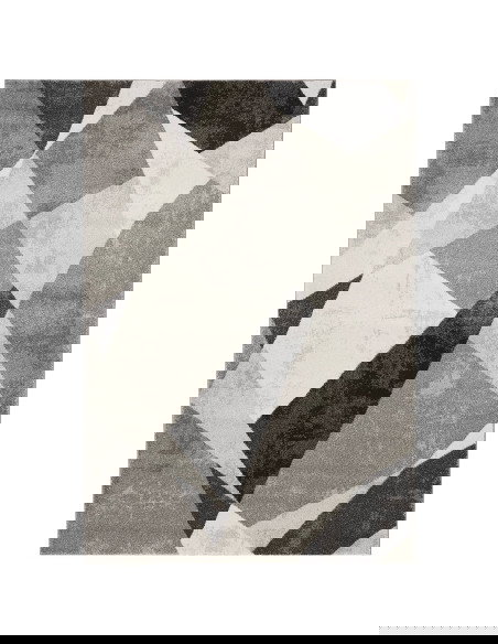 Tappeti moderni design: Nova NV02 Patio Grey unisce eleganza geometrica, resistenza e facilità di pulizia per un soggiorno cont