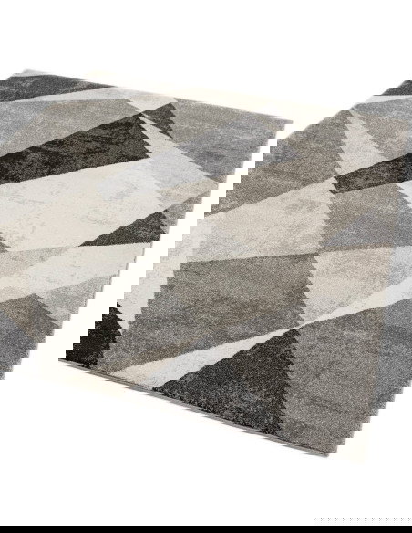 Tappeti moderni design: Nova NV02 Patio Grey unisce eleganza geometrica, resistenza e facilità di pulizia per un soggiorno cont