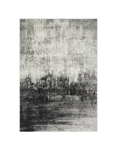 Elevate your space with the Nova NV03 Distress Grey modern area rug—durable, stylish, and easy living for contemporary interior