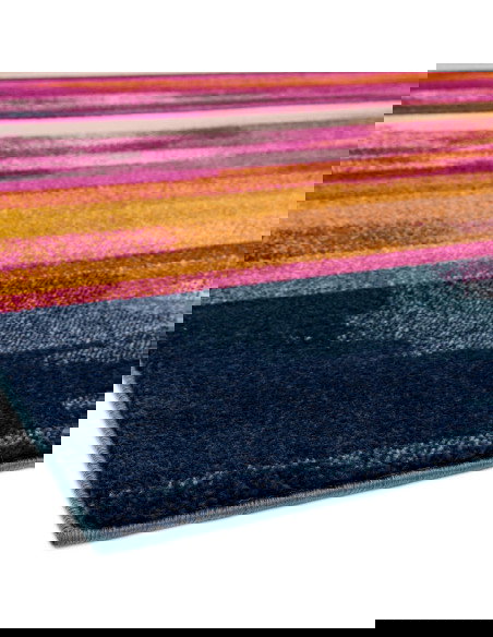 Tappeto moderno soggiorno Nova NV05 Stripe Multi: design astratto, colori vibranti e comfort, perfetto per arredare con stile e