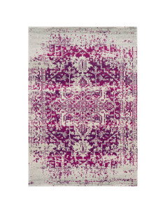 Tappeto moderno soggiorno Nova NV08 Antique Fuchsia: design astratto, colori vibranti e materiali resistenti per un ambiente el