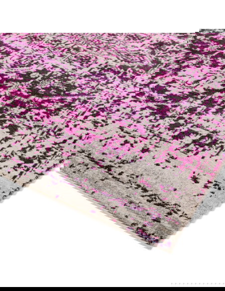 Brighten your space with the Nova NV08 Antique Fuchsia, a durable and stylish modern area rug featuring vibrant abstract design