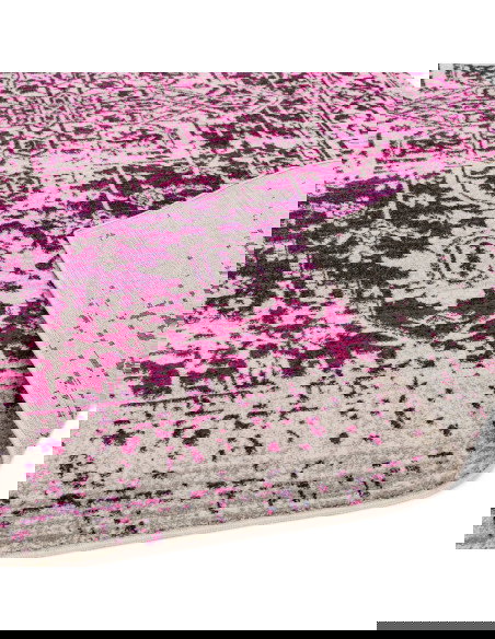 Brighten your space with the Nova NV08 Antique Fuchsia, a durable and stylish modern area rug featuring vibrant abstract design