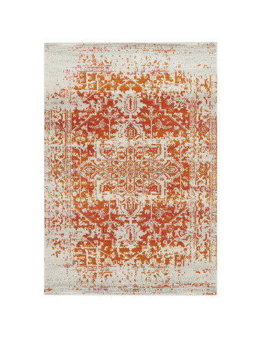 Tappeto Nova NV09 Antique Orange: eleganza classica e design moderno per il soggiorno, resistente e facile da pulire. Perfetto