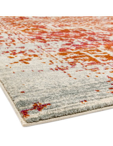 Tappeto Nova NV09 Antique Orange: eleganza classica e design moderno per il soggiorno, resistente e facile da pulire. Perfetto