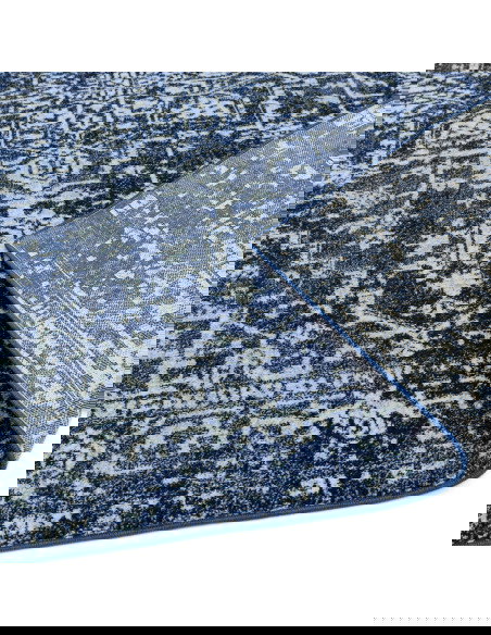Tappeto Nova NV11 Antique Navy: eleganza e comfort con design persiano in blu navy, perfetto per tappeti moderni soggiorno resi