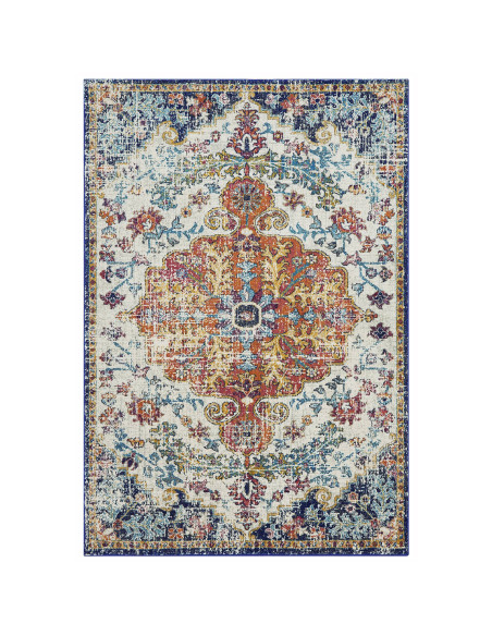 Discover the Nova NV12 Medallion Multi rug—durable, easy living rugs with timeless medallion design perfect for modern area rug