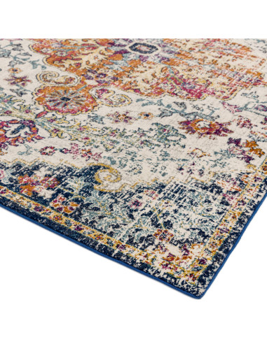 Tappeto Nova NV12 Medallion Multi: design moderno e colori vivaci, perfetto per soggiorni eleganti e accoglienti. Resistente e