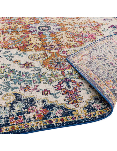 Discover the Nova NV12 Medallion Multi rug—durable, easy living rugs with timeless medallion design perfect for modern area rug
