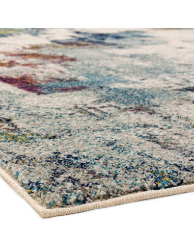 Tappeto moderno design Nova NV22 Abstract Mustard Multi: colori vibranti e fantasia astratta per un soggiorno elegante e contem