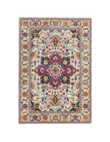 Elevate your space with the Nova NV24 Persian White Multi rug—durable, vibrant, and perfect for modern area rugs that blend cla