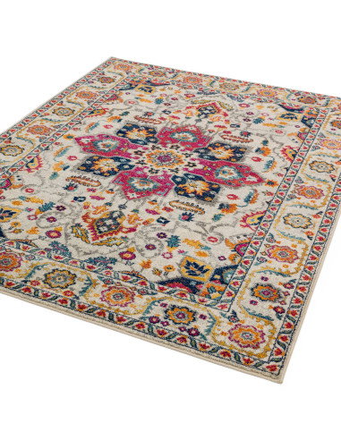 Elevate your space with the Nova NV24 Persian White Multi rug—durable, vibrant, and perfect for modern area rugs that blend cla