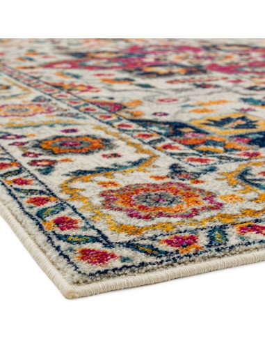 Elevate your space with the Nova NV24 Persian White Multi rug—durable, vibrant, and perfect for modern area rugs that blend cla