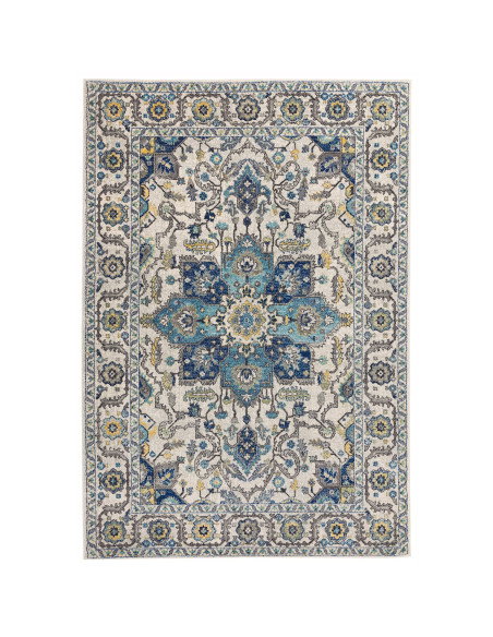 Elevate your space with the Nova NV25 Persian Blue rug, blending classic elegance and durability—perfect for modern area rugs a