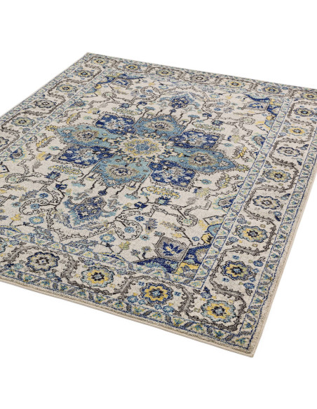 Tappeto Nova NV25 Persian Blue: eleganza e resistenza per tappeti moderni design, perfetto per il soggiorno con stile classico