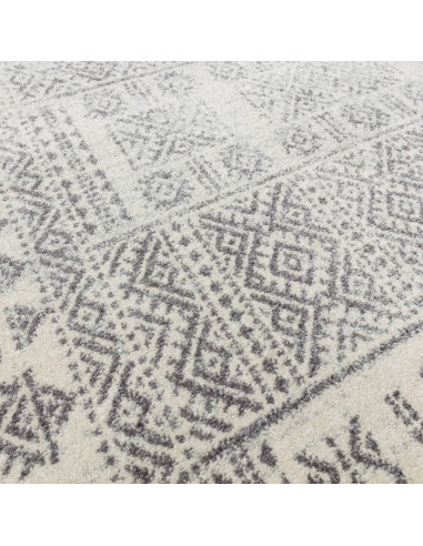 Tappeti moderni soggiorno: Nova NV33 Tribal Grey unisce design geometrico e comfort, ideale per ambienti eleganti e contemporan