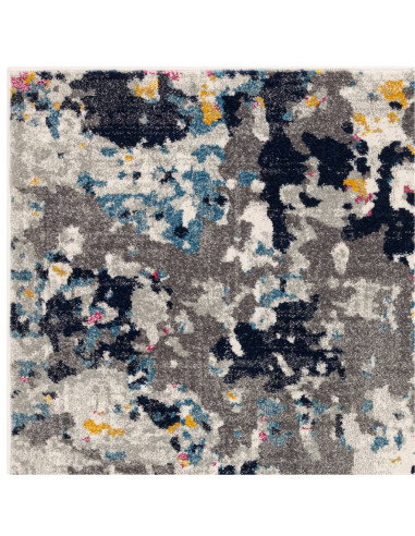 Tappeto moderno design Nova Palette NV38: fantasia astratta e colori vibranti, perfetto per soggiorni contemporanei e facili da