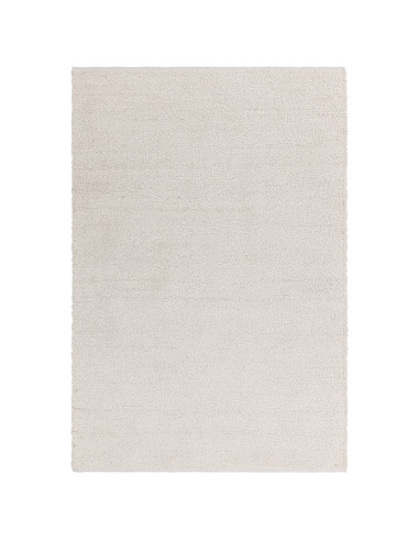 Tappeto Abbus Ivory in poliestere, elegante e resistente, perfetto per ambienti moderni e stili boho chic o etnici. Comfort e d