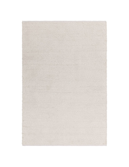 Tappeto Abbus Ivory in poliestere, elegante e resistente, perfetto per ambienti moderni e stili boho chic o etnici. Comfort e d
