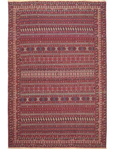 Rug Souzani Kilim Persia 196x293 Burgundy Red N