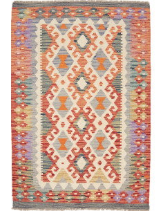 Kilim 102x149 Cm Kilim, Afghanistan, Hand-carded Wool (warp: